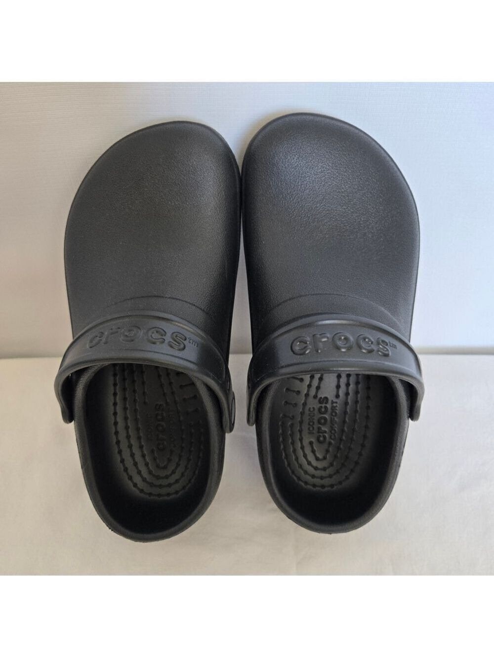 CROCS 'SPECIALIST II' WORK CLOG HEALTHCARE WORKPLACE BLACK UNISEX WOMEN 6/MEN 4